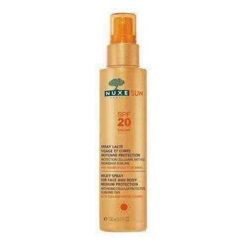 NUXE SUN Sun lotion for the face and body SPF20 150ml UK