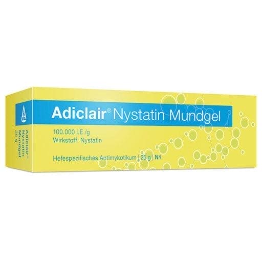 Nystatin, oral cavity, oral thrush, ADICLAIR oral gel - UKDorf 