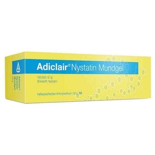 Nystatin, oral cavity, oral thrush, ADICLAIR oral gel