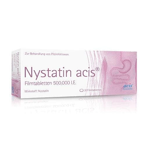 Nystatin, yeast infection treatment, NYSTATIN acis film-coated tablets - UKDorf 