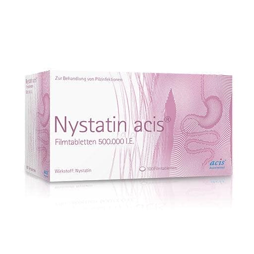 Nystatin, yeast infection treatment, NYSTATIN acis film-coated tablets - UKDorf 