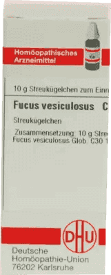 Obesity, aging skin, constipation, FUCUS VESICULOSUS 30c globules - UKDorf 