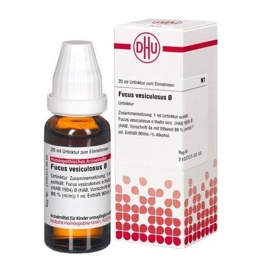 Obesity, antidiabetic effects, FUCUS VESICULOSUS mother tincture - UKDorf 