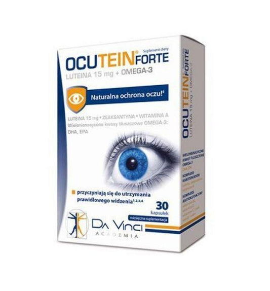 Ocutein Forte 30, DHA, vitamins A, C, B2, zinc, Selenium, copper - UKDorf 