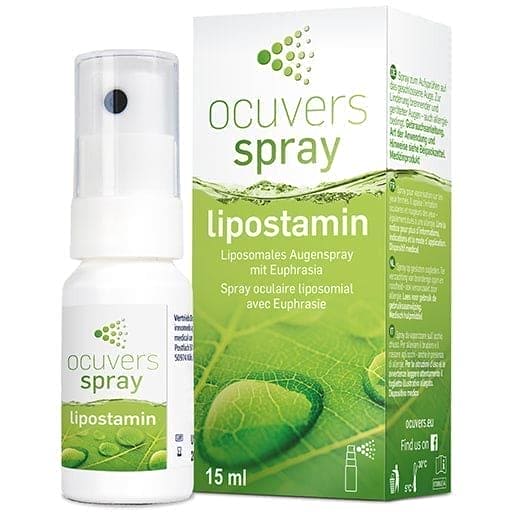 OCUVERS spray lipostamin eye spray with Euphrasia - UKDorf 