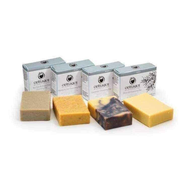 Odylique Soap in a cube of tea tree and green clay 100g UK