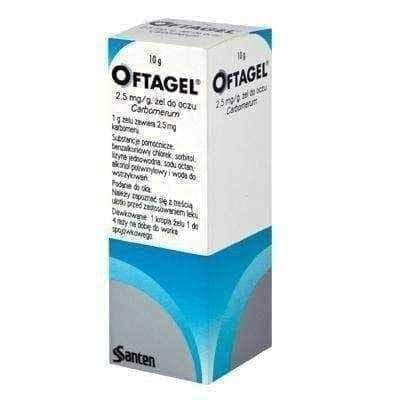 OFTAGEL gel 10g dry eye treatment, carbomer UK