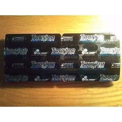Olimp Taurine 1500mg N120 MEGA capsules taurine supplement, taurine benefits UK