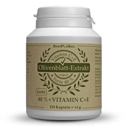 OLIVE LEAF extract forte 40%+C+E, oleuropein, phenols, flavonoids - UKDorf 