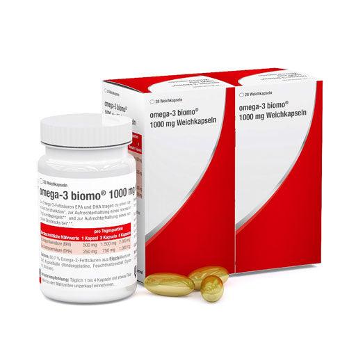 OMEGA 3 1000 mg, epa and dha, soft BIOMO capsules - UKDorf 