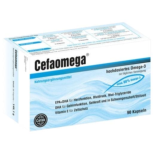Omega 3 fatty acids depression, CEFAOMEGA capsules - UKDorf 