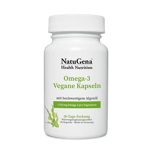 OMEGA-3 VEGAN, 1376mg 751 DHA, 375 EPA, algae oil, capsules - UKDorf 