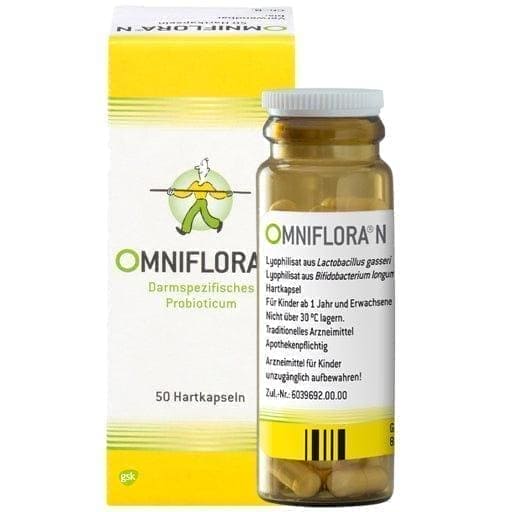 OMNIFLORA N, Lactobacillus gasseri, bifidobacterium longum, bifidobacteria probiotic, lactobacilli - UKDorf 