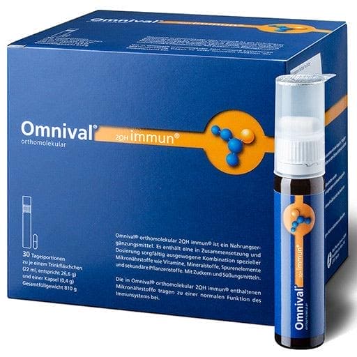 OMNIVAL orthomolecular 2OH immune 30 daily portions drinking bottles - UKDorf 