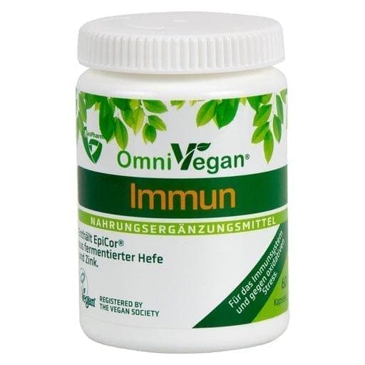 OMNIVEGAN Immune with EpiCor and Zinc Capsules - UKDorf 