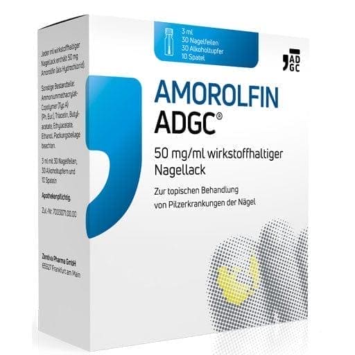 Onychomycose, AMOROLFIN ADGC 50 mg, ml active ingredient nail polish - UKDorf 