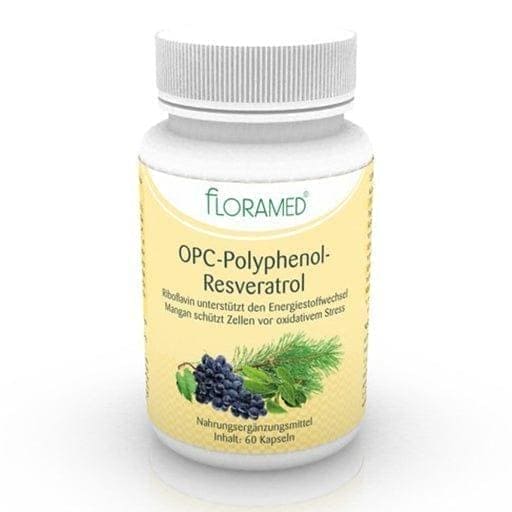 OPC POLYPHENOL-Resveratrol Floramed, niacin, manganese, riboflavin, thiamine - UKDorf 