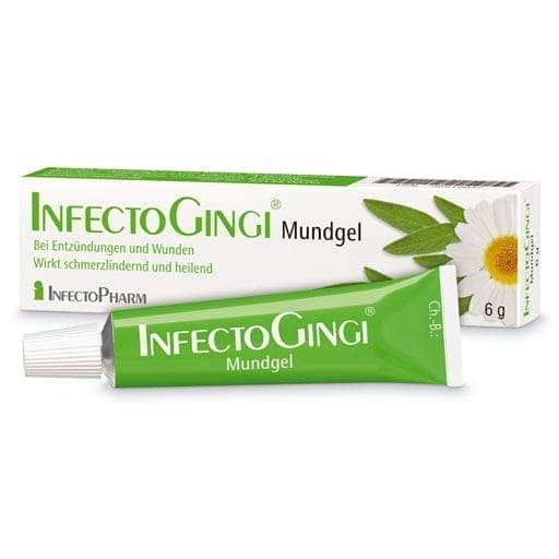 Oral cavity mucosa, injury in mouth, INFECTOGINGI oral gel - UKDorf 