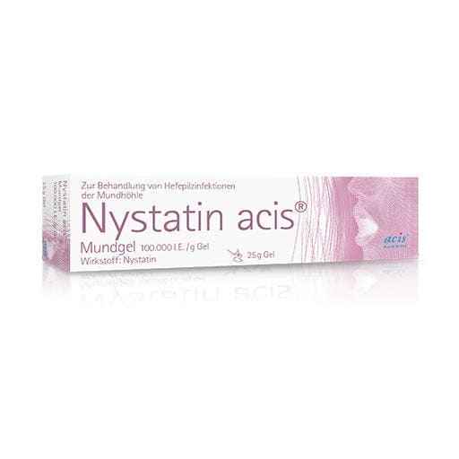 Oral cavity, (oral thrush), NYSTATIN acis oral gel