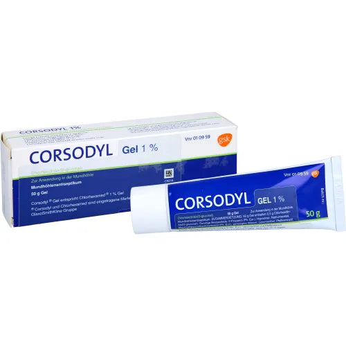 oral cavity CORSODYL Gel 50 g
