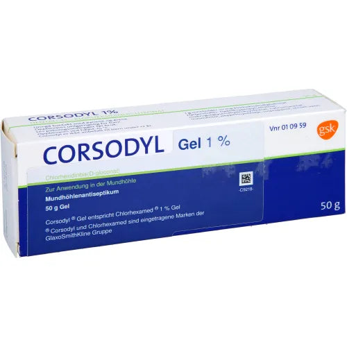 oral cavity CORSODYL Gel 50 g