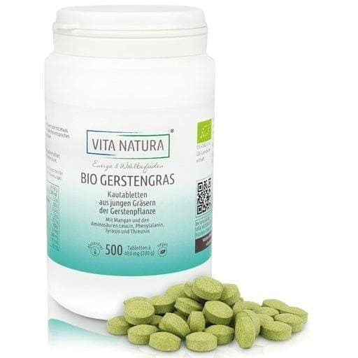 ORGANIC BARLEY GRASS 400 mg 500 tablets - UKDorf 