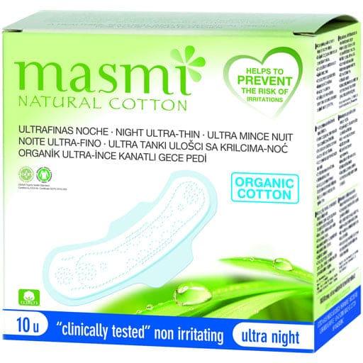 ORGANIC PADS ultra night 100% organic cotton MASMI - UKDorf 