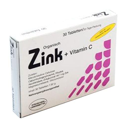 ORGANIC ZINC, vitamin C tablets - UKDorf 
