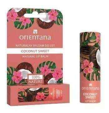 Orientana Natural Coconut Sweet lip balm x 1 piece