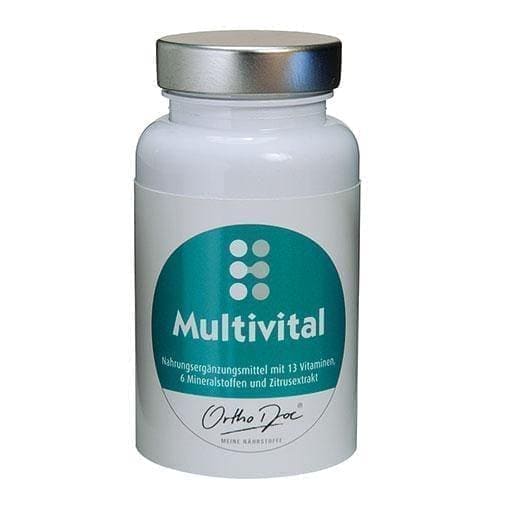 ORTHODOC multivital capsules 60 pcs 13 vitamins, 6 minerals and citrus extract UK