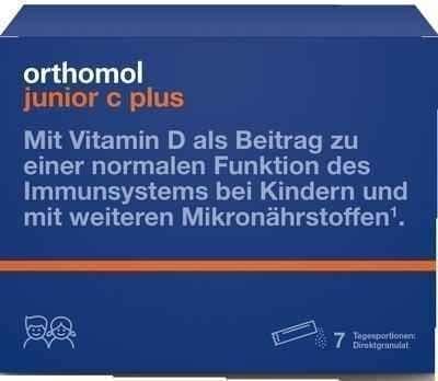 ORTHOMOL Junior C plus granules 7 pc UK