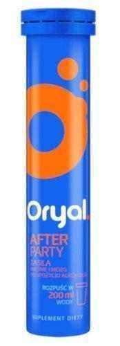 Oryal After Party x 18 effervescent tablets UK