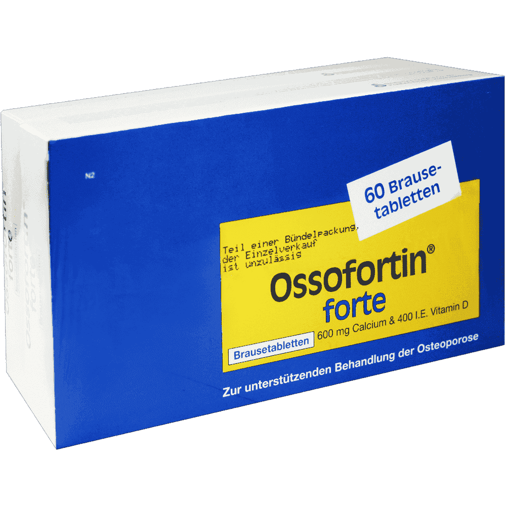 OSSOFORTIN forte, calcium, vitamin D, treatment of osteoporosis - UKDorf 