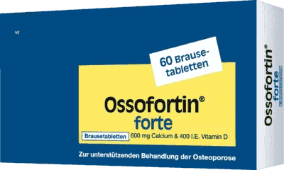OSSOFORTIN forte, calcium, vitamin D, treatment of osteoporosis - UKDorf 
