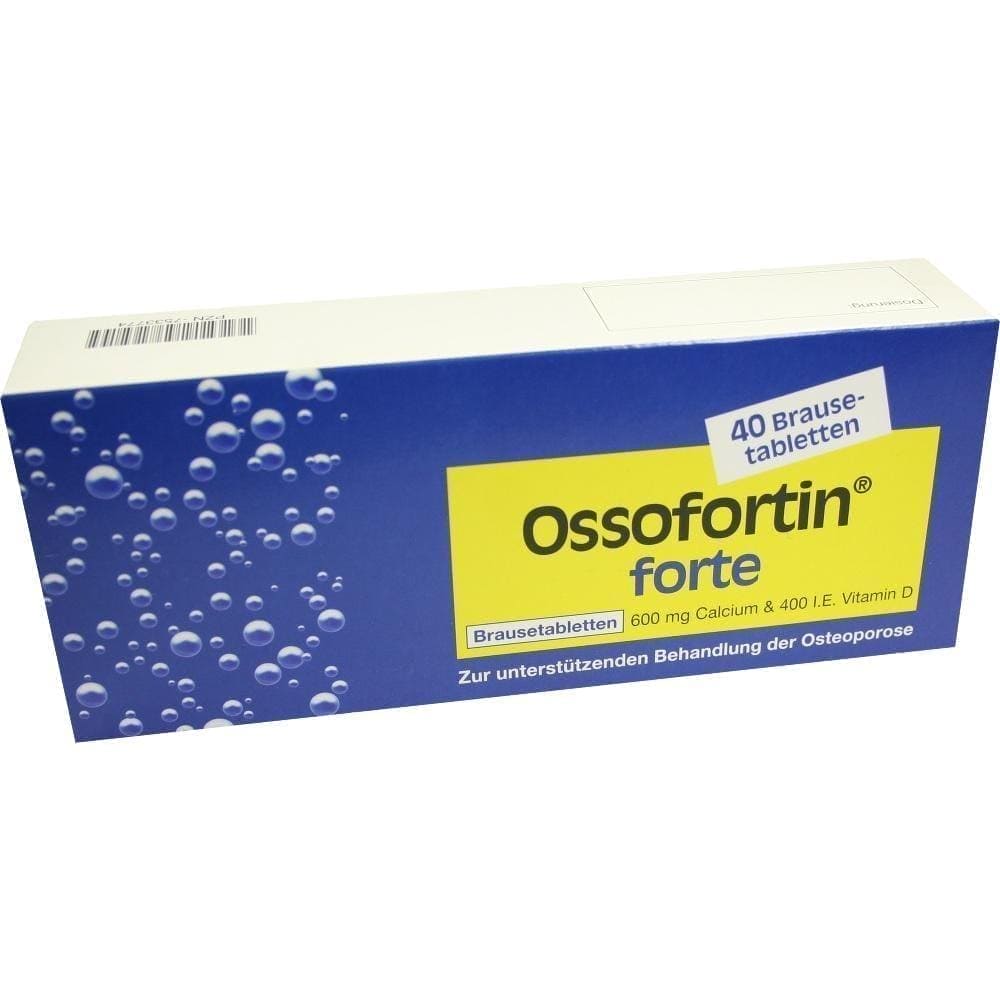 OSSOFORTIN forte, calcium, vitamin D, treatment of osteoporosis - UKDorf 