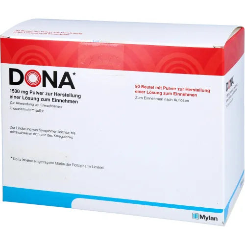 osteoarthritis of the knee joint DONA 1500 mg powder for oral solution, 90 tablets