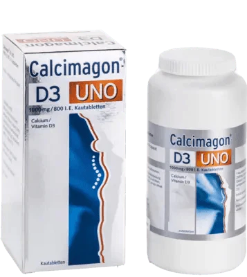 Osteoporosis, CALCIMAGON D3 Uno chewable tablets - UKDorf 