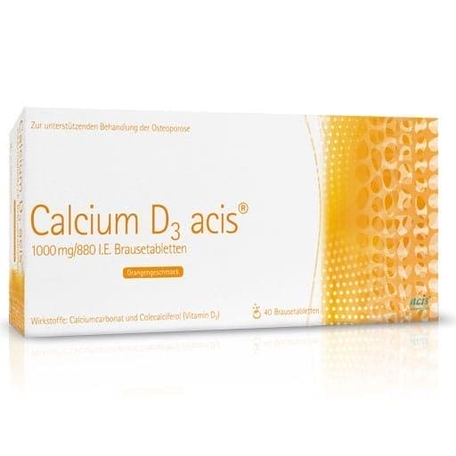 Osteoporosis treatment, CALCIUM, vitamin D3 acis, effervescent tablets - UKDorf 