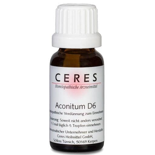 Otitis media, influenza, urinary tract infection, Aconitum D 6 Dilution, CERES - UKDorf 