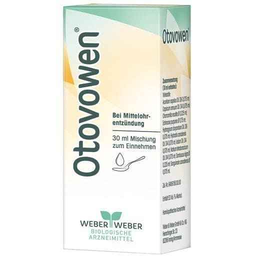 OTOVOWEN mixture drops 30 ml otitis media, stop a runny nose