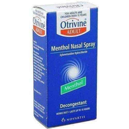 OTRIVIN MENTHOL Nasal spray, xylometazoline hydrochloride