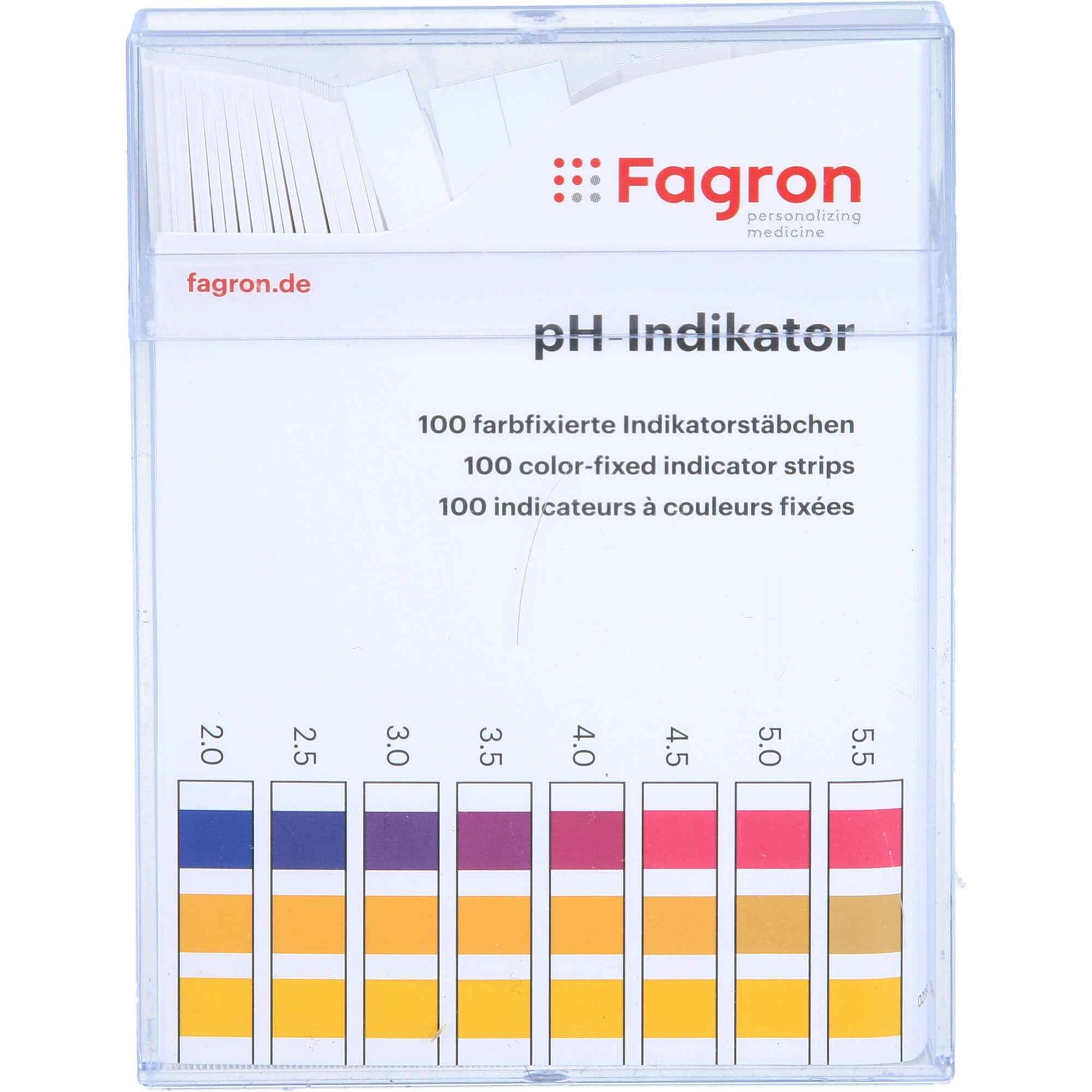 pH indicator test strips
