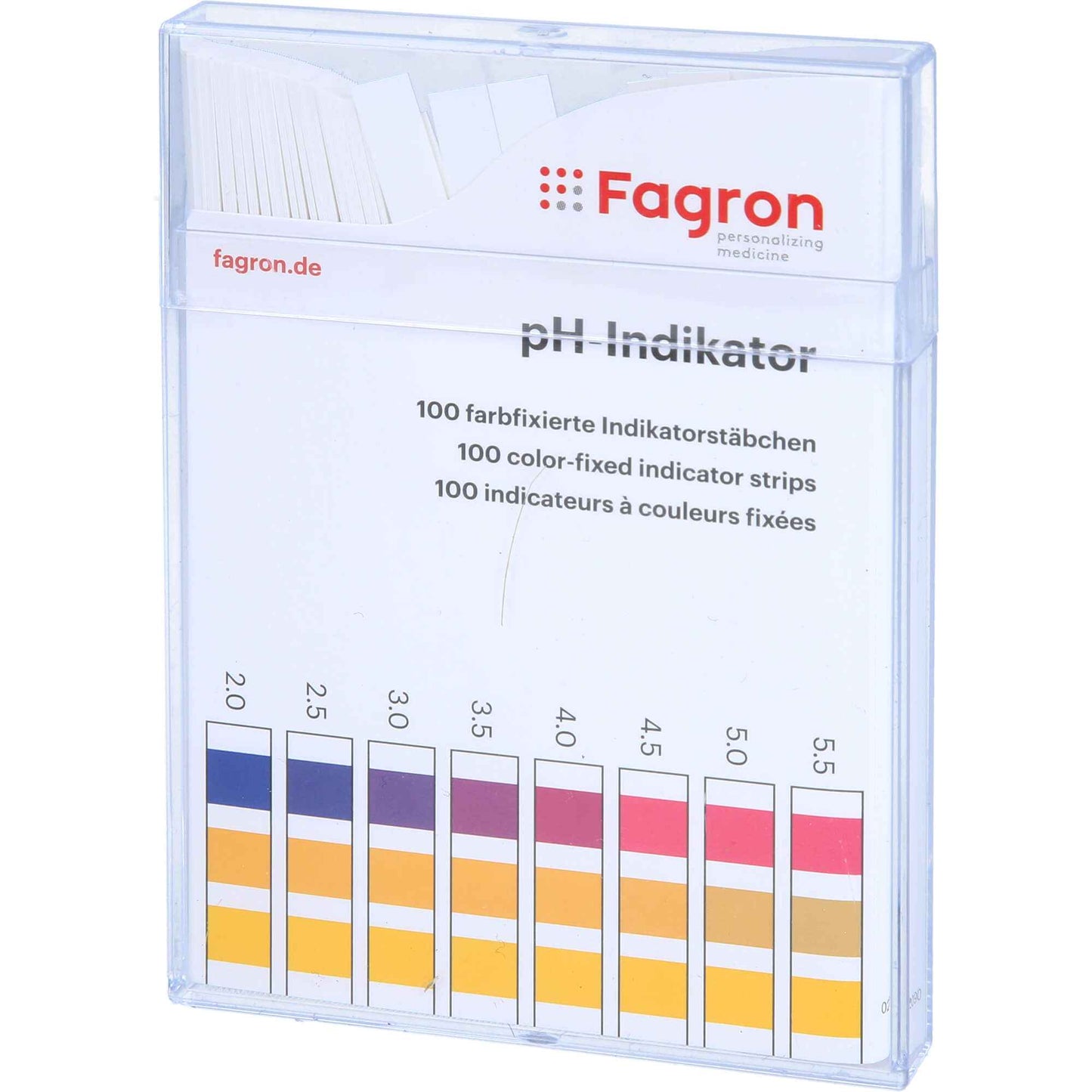 pH indicator test strips