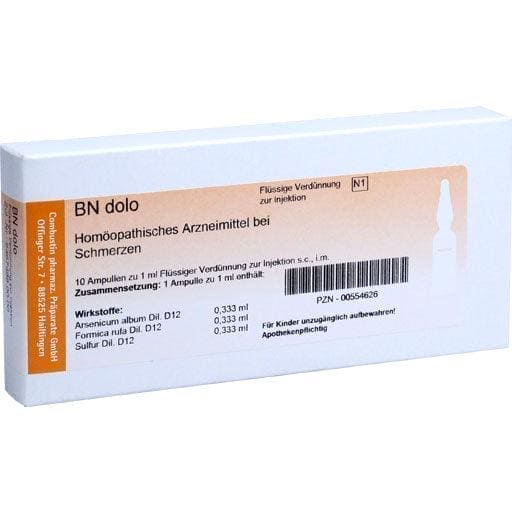 Pain in rheumatism, BN dolo ampoules - UKDorf 