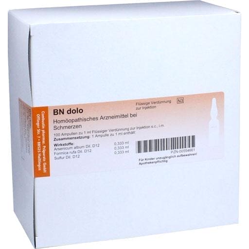 Pain in rheumatism, BN dolo ampoules - UKDorf 