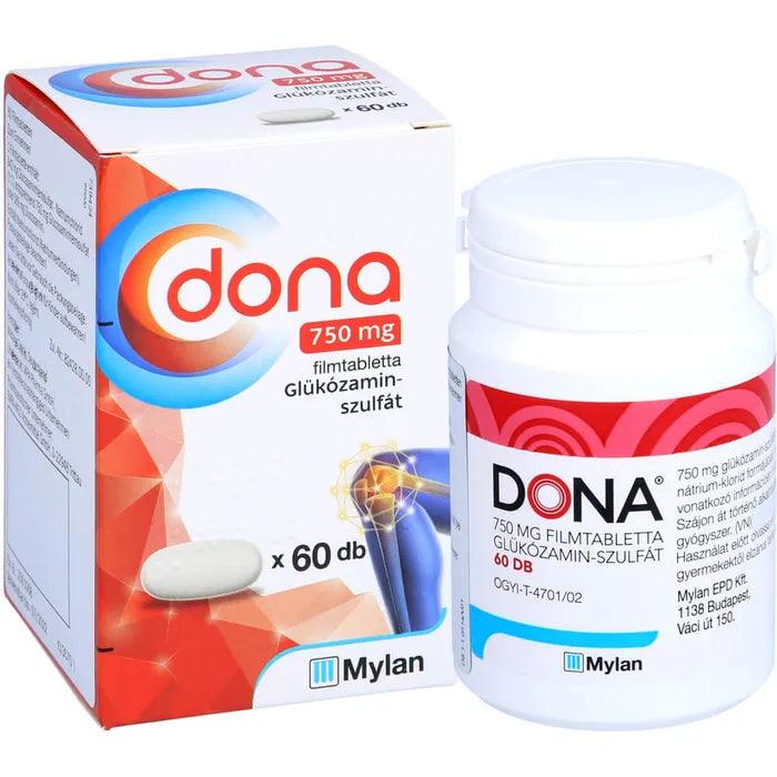 Pain relief, rheumatoid arthrosis, arthrosis, DONA 750 mg film-coated tablets - UKDorf 