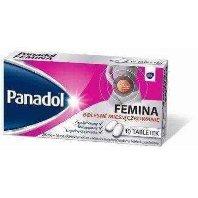 Panadol FEMINA x 10 tablets