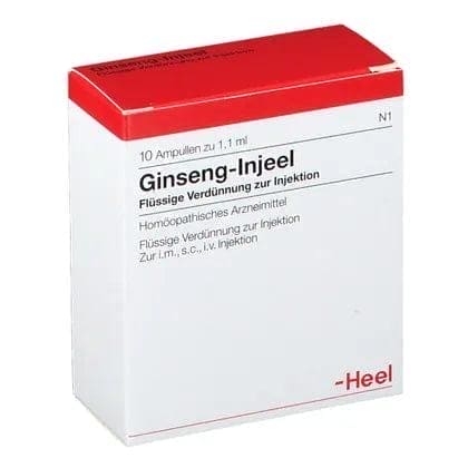 Panax quinquefolius, GINSENG INJEEL ampoules - UKDorf 