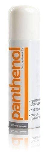 Panthenol 5% foam, burn cream UK