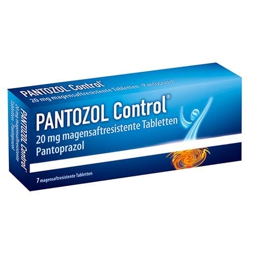 Pantoprazole, pantoprazol, PANTOZOL Control 20 mg gastro-free tablets - UKDorf 